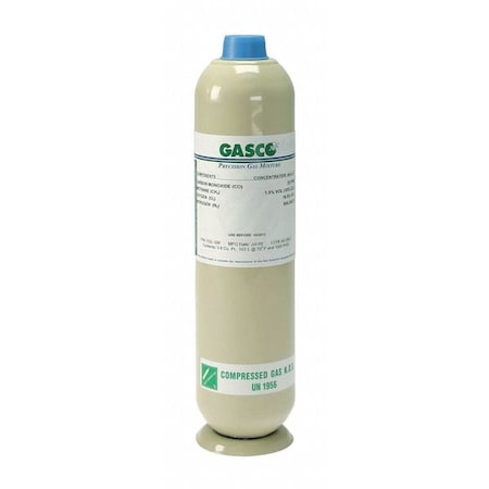 Calibration Gas, Ethylene, Nitrogen, Oxygen, 103 L, C-10 (5/8 in UNF) Connection, +/-5% Accuracy MPN:X02AI99CP106731