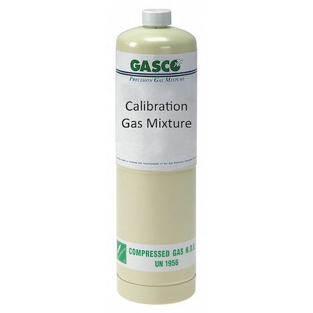 Calibration Gas, Air, Hydrogen, 34 L, CGA 600 Connection, +/-5% Accuracy, 500 psi Max. Pressure MPN:X02AI99CP3400A4