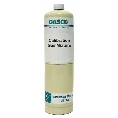 Calibration Gas, Nitrogen, Oxygen, 17 L, CGA 600 Connection, +/-5% Accuracy, 240 psi Max. Pressure MPN:X02NI99CP1700A6