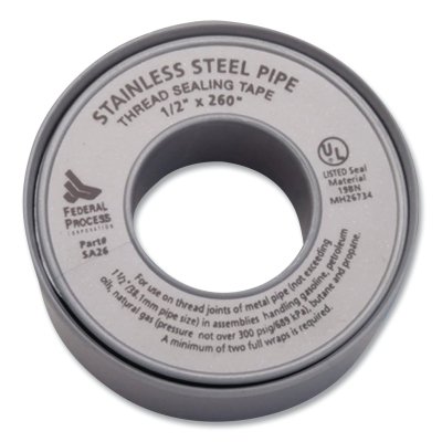 Stainless Steel Thread Tape Hd 1/2