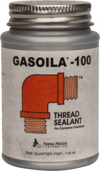 Pipe Thread Sealant: Black, 1/4 pt Can MPN:GH04