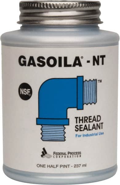 Pipe Thread Sealant: Blue, 8 oz Can MPN:NT08