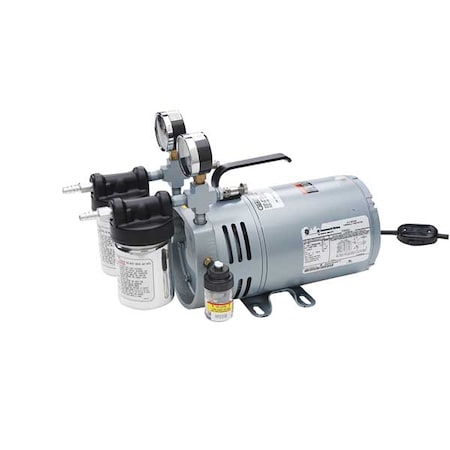 Vacuum Pump, Rotary Vane, 1/4 HP, 26 In HG MPN:0523-V4-G588NDX