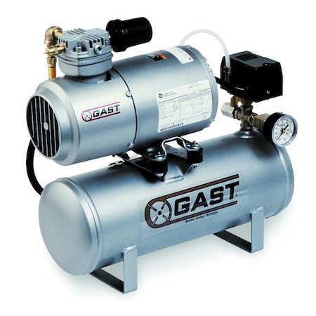 Electric Air Compressor, 0.17 hp, 1 Stage MPN:1LAA-251T-M100X