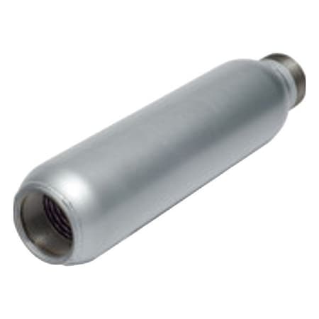 Regenerative Blower Silencer, Screw On, 2 1/2 in NPT, 17.44 in Overall Length MPN:AJ121G