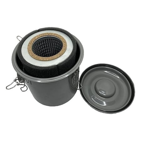 Inlet Vacuum Filter, Heavy Duty, 2 in FPT, 10 Micron, Screw On MPN:AJ151E