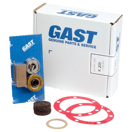 Service Kit for 4AM Series Reversible Air Motors, 16 Pieces MPN:K205