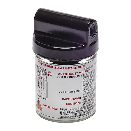 Filter 8 Oz Glass 1/4 Npt Sp V400G MPN:V400G