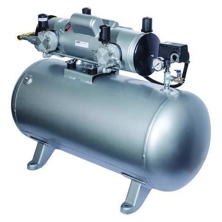 2 HP Piston Air Compressor, 110/220V, Industrial Duty MPN:8LDF-46T-M850X