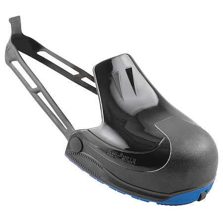 Overshoes, Composite Toe, 1 1/2 in Height, Slip On Closure, Slip Resistant Sole, Black, L MPN:MLPC-L