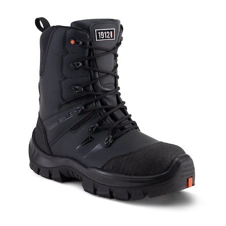 Men's 9 in Fiberglass Toe Work Boot, Black, 8, W, MONO3-8 MPN:MONO3-8