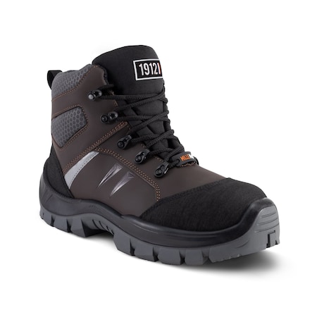 Men's 6 in Fiberglass Toe Work Boot, Brown/Black, 13, W, PHMM3-13 MPN:PHMM3-13