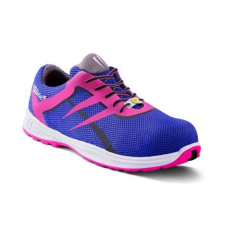 Women's 3 in Aluminum Toe Athletic Work Shoe, Blue/Pink, 6, M, STFV3-F6 MPN:STFV3-F6