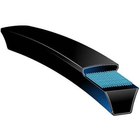 2L210 FHP V-Belt, 21 in Outside Length, 1/4 in Top Width, 0.125 in Thickness, 1 Ribs MPN:2L210