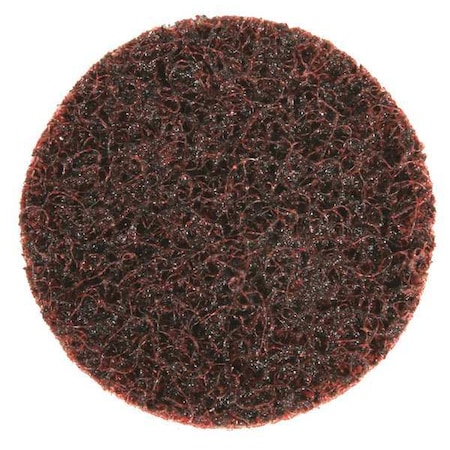 Quick Change Sanding Disc, 2 in Dia, Non-Vacuum, Non-Woven, 80 Grit, Non-Woven Type MPN:8297035