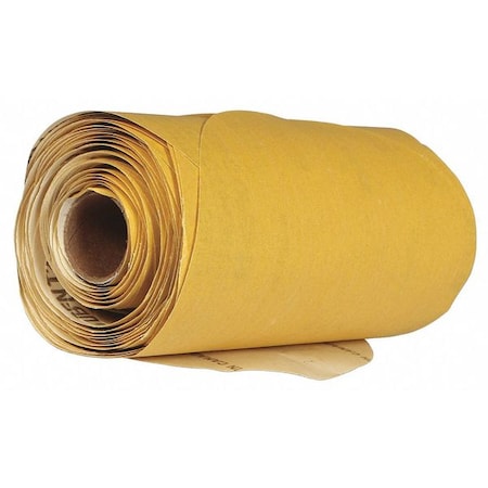 PSA Sanding Disc, 120 Grit, Gold, PK100 MPN:8422035