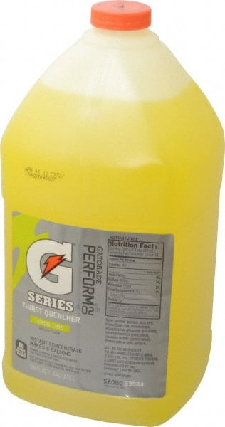 Activity Drink: 1 gal, Bottle, Lemon-Lime, Liquid Concentrate, Yields 6 gal MPN:03984