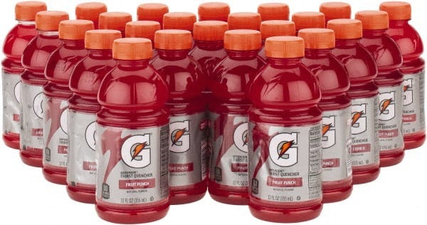 Activity Drink: 12 oz, Bottle, Fruit Punch, Ready-to-Drink: Yields 12 oz MPN:12196