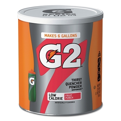 Gatorade Powder G2 Fruitpunch 6 Gallon Canister MPN:13442