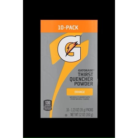 Sports Drink Mix, Orange, Regular, PK10 MPN:04701