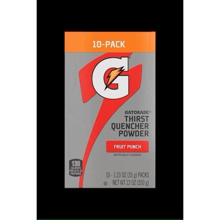 Sports Drink Mix, Fruit Punch, PK10 MPN:04702