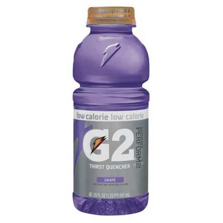 G2, Low Calorie Sports Drink, 20 oz ready to drink, Grape, PK24 MPN:20406