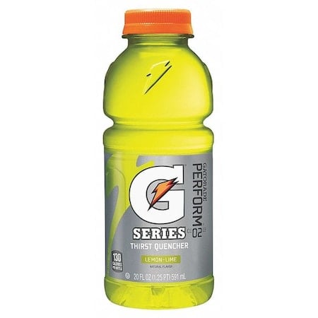 G Series Sports Drink, 20 oz ready to drink, Lemon-Lime, PK24 MPN:32868
