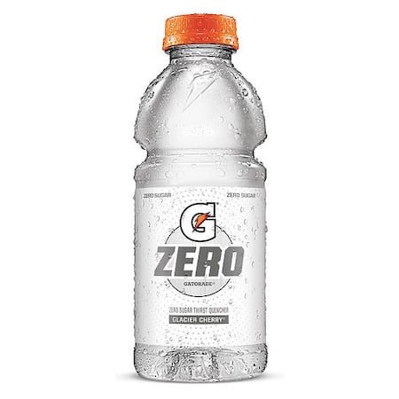 G Zero Sports Drink, Sugar Free, 20 oz ready to drink, Glacier Cherry, PK24 MPN:42146