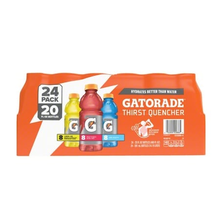 Sports Drink, 20 oz, Full-Sugar, PK24 MPN:5886