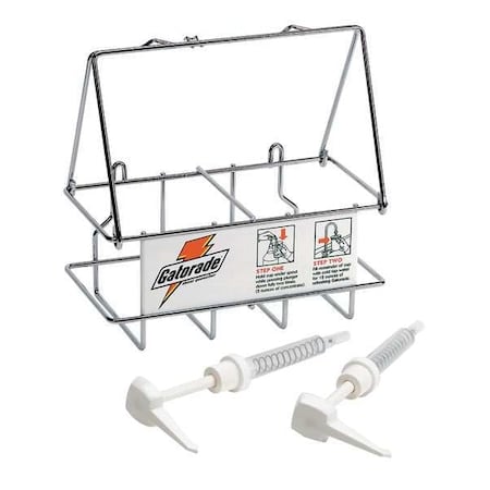 Wire Rack Dispenser, Two Pumps MPN:49974