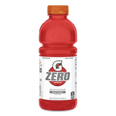 Gatorade Zero Ready To Drink 24/20OZ Fruitpunch MPN:04426