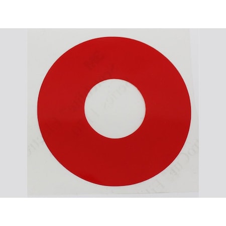 Gauge-Mark Vinyl, Transp, Red, 15-2 1/2