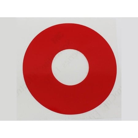 Gauge-Mark Vinyl, Transp, Red, 6pcs-3-1/2