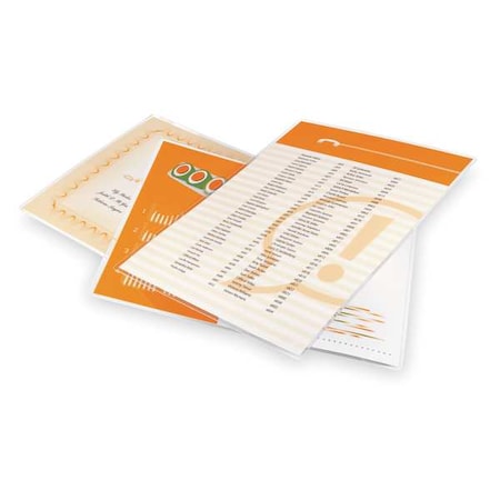 Heat Laminating Pouches, 11-1/2x9in, PK100 MPN:3200716CF