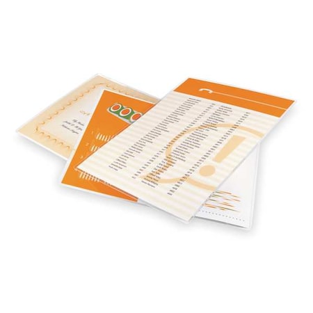 Heat Laminating Pouches, 11-1/2x9in, PK100 MPN:3745022D