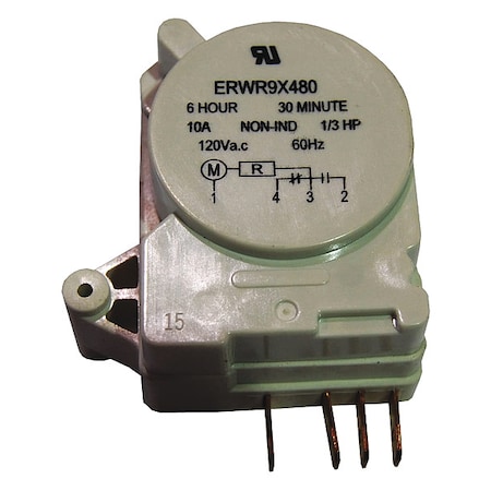 Refrigerator Defrost Control Timer MPN:WR9X480