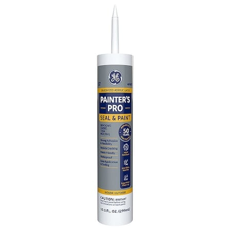 Acrylic Latex Caulk, 10 oz, Cartridge, White, Acrylic Latex Base, MAX EXTRA MPN:MAP210WT