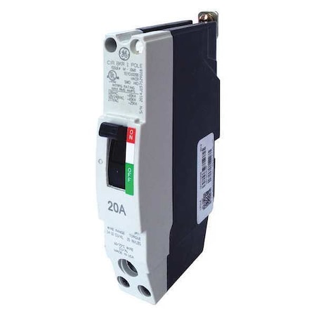 Molded Case Circuit Breaker, TEYL Series, 60A, 1 Pole, 277/480V AC, 65kA at 277/480V AC MPN:TEYL1060B