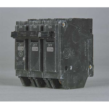 Miniature Circuit Breaker, THHQL Series, 20A, 3 Pole, 240V AC, 22kA at 240V AC MPN:THHQL32020