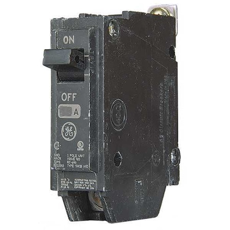 Miniature Circuit Breaker, THQB Series, 15A, 1 Pole, 120/240V AC, 10kA at 120/240V AC MPN:THQB1115