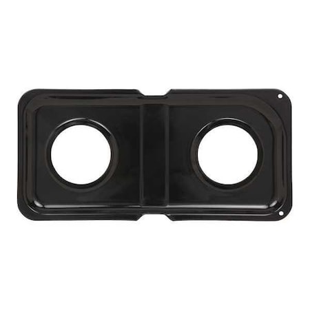 Gas Range Double Porcelain Drip Pan, Left MPN:WB34K10010