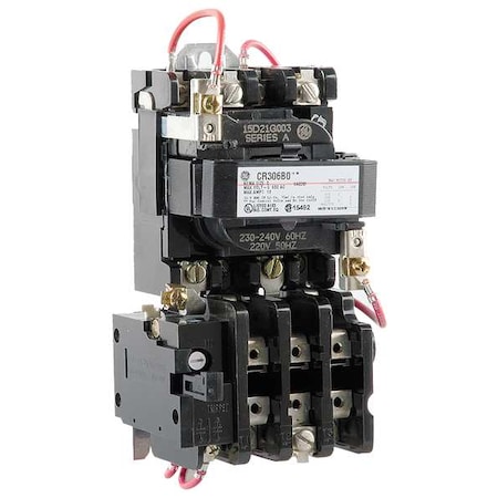 Magnetic Motor Starter, Non-Reversing, 240V AC, 3 P MPN:CR306B003