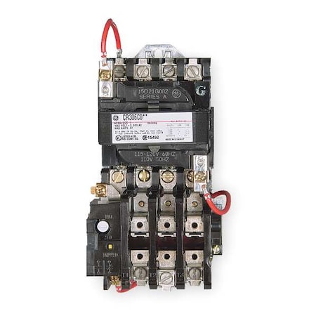 Magnetic Motor Starter, Non-Reversing, 120V AC, 3 P MPN:CR306C002
