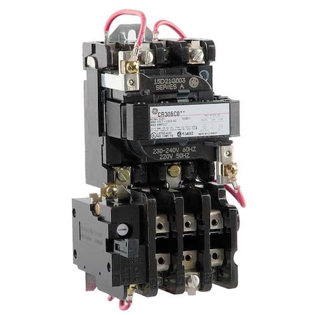 Magnetic Motor Starter, Non-Reversing, 480V AC, 3 P MPN:CR306C004