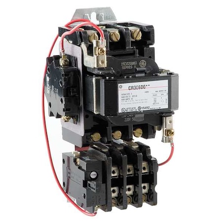 Magnetic Motor Starter, Non-Reversing, 240V AC, 3 P MPN:CR306D003