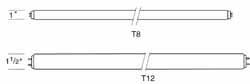 Fluorescent Tubular Lamp: 60 Watts, T12, Single Pin Base MPN:40115
