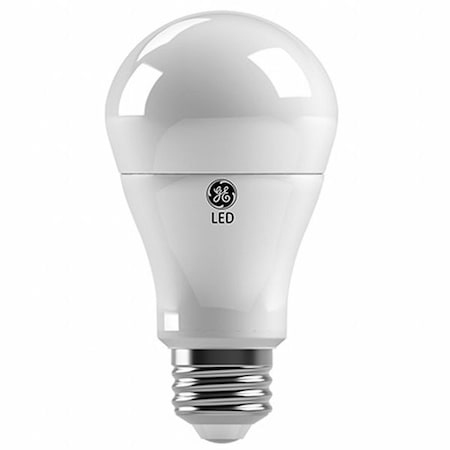 10 W, Compact LED Bulb, White, A19, 2700K Temp. Frosted, Dimmable, PK4 MPN:LED10DA19/827/E-4PK