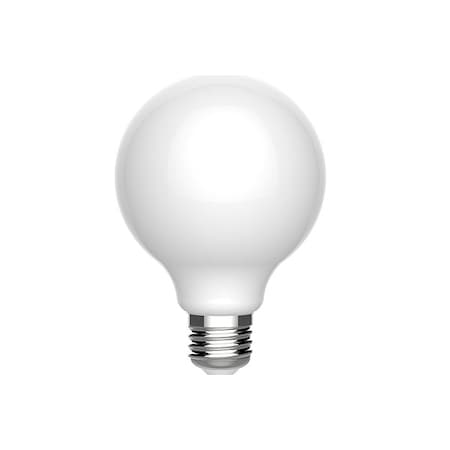 LED, 2.8 W, G25, Medium Screw (E26), PK2 MPN:LED3DFG25-W-2PK