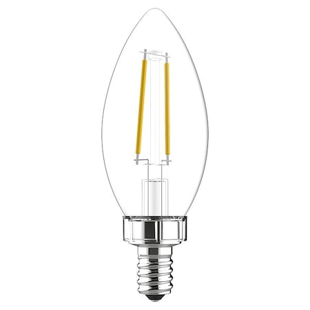 LED, 3.5 W, B10, Candelabra Screw (E12), PK2 MPN:LED4DFBC-C-2PK