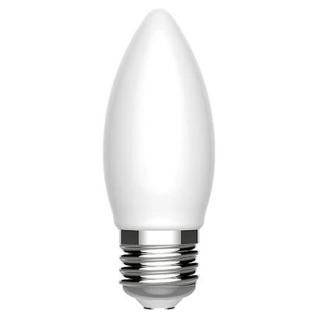 LED Bulb Decorative, 3 5/6 in L, 3.5 W, PK2 MPN:LED4DFBM-W-2PK